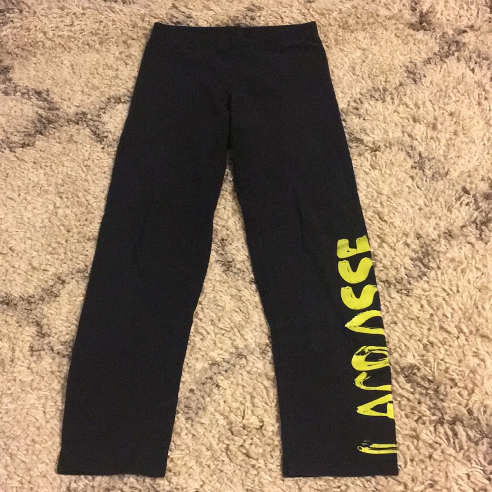 Black lacrosse leggings
